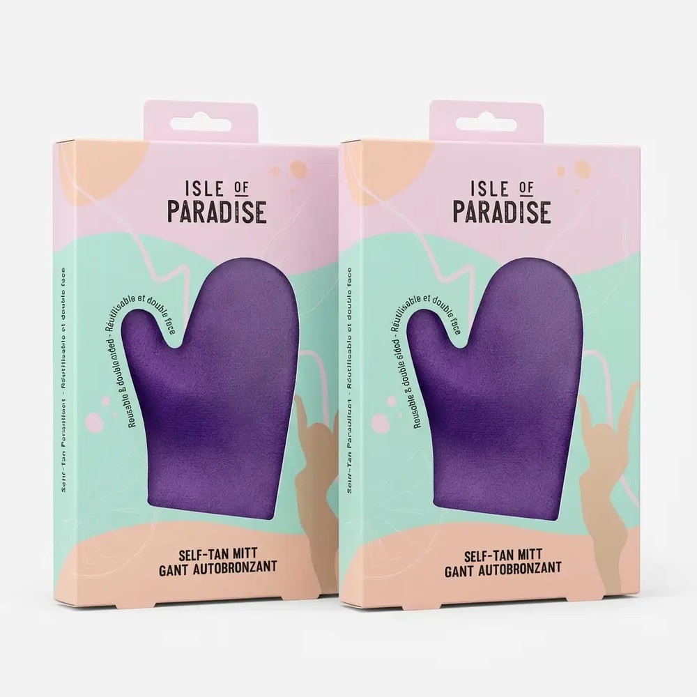 Isle Of Paradise Self Tan Mitt Reusable/ Double Sided ~ LOT Of 2